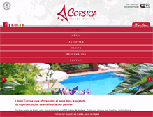 Tablet Screenshot of hotel-corsica-porto.com